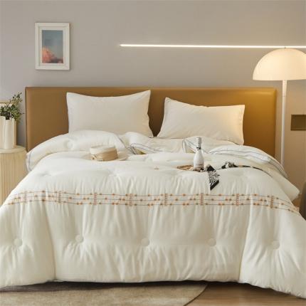 91家纺网 家纺一手货源 找家纺 （总）头等舱 新款舒雅棉A类60S贡缎35%大豆抗菌秋冬被