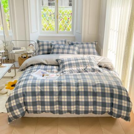 91家纺网 家纺一手货源 找家纺 绵庭 2022年秋冬12868全棉四件套 朗阁