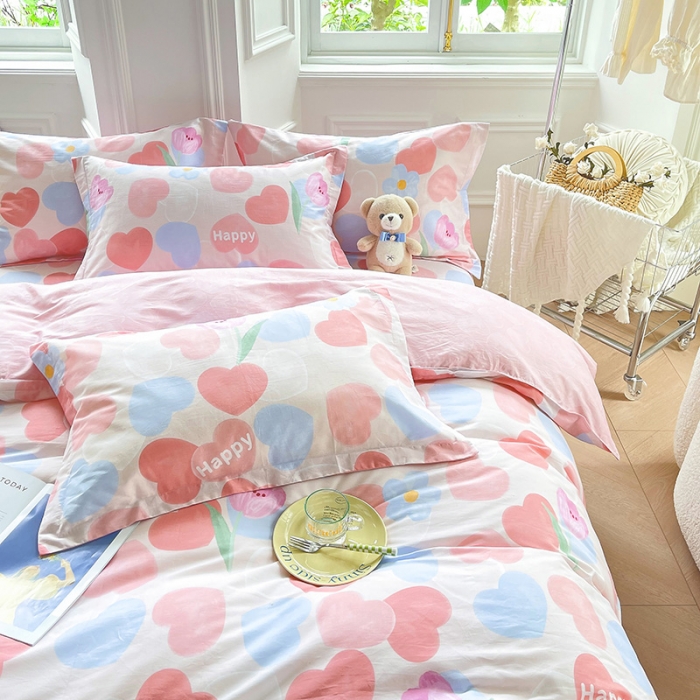 91家纺网 家纺一手货源 找家纺 绵庭 2022年秋冬12868全棉四件套 暖心