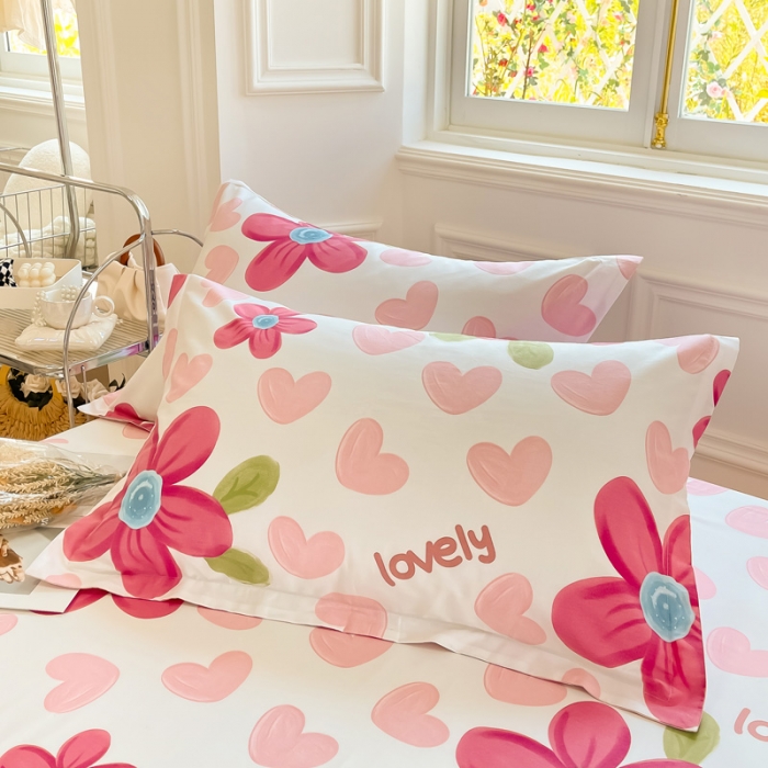 91家纺网 家纺一手货源 找家纺 绵庭 2022年秋冬12868全棉四件套 梦入花香