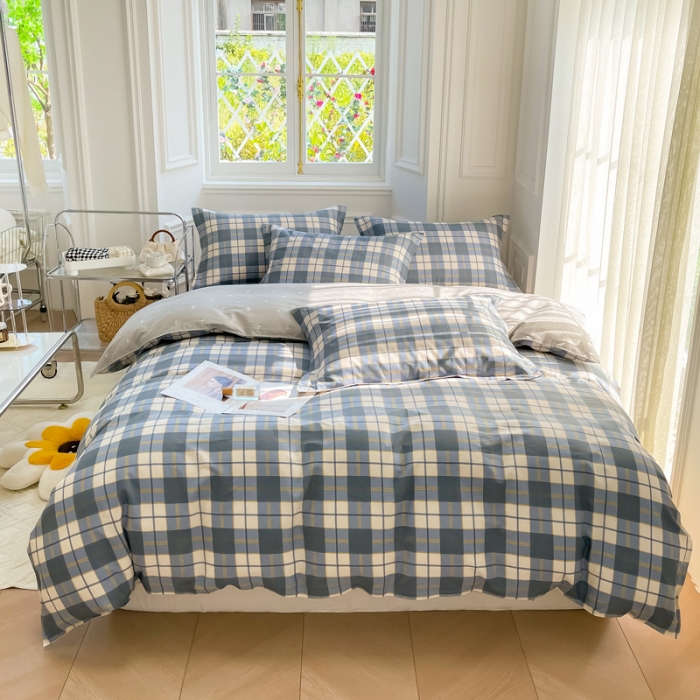 91家纺网 家纺一手货源 找家纺 绵庭 2022年秋冬12868全棉四件套 朗阁