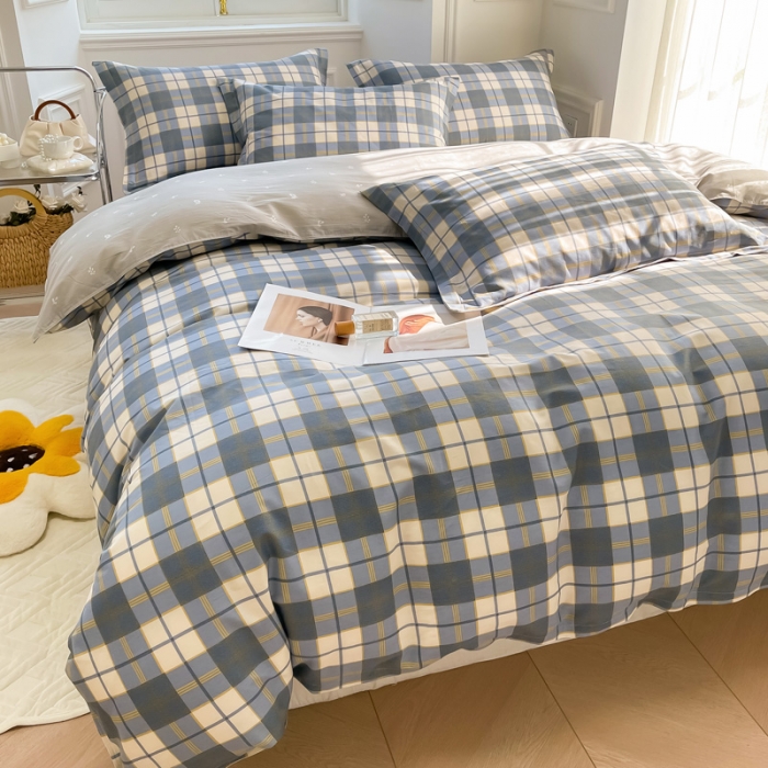 91家纺网 家纺一手货源 找家纺 绵庭 2022年秋冬12868全棉四件套 朗阁