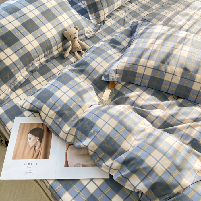 91家纺网 家纺一手货源 找家纺 绵庭 2022年秋冬12868全棉四件套 朗阁