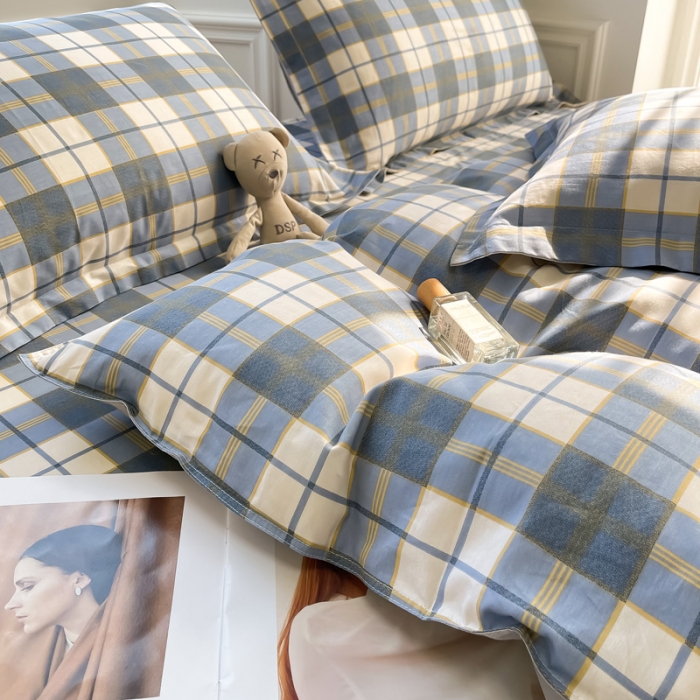 91家纺网 家纺一手货源 找家纺 绵庭 2022年秋冬12868全棉四件套 朗阁