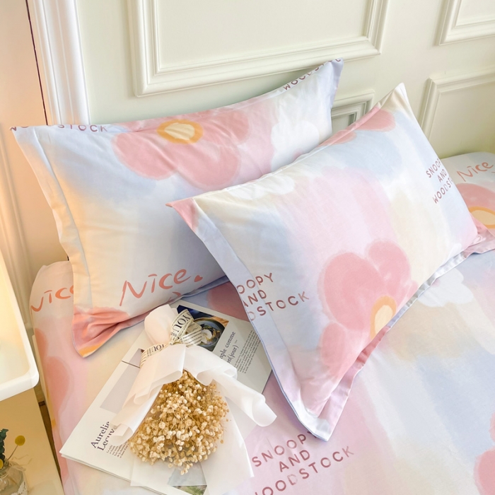 91家纺网 家纺一手货源 找家纺 绵庭 2022年秋冬12868全棉四件套 风熏花暖