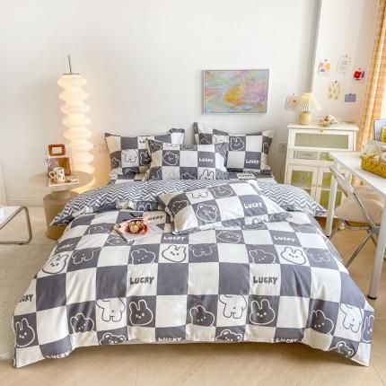 绵庭 2022年秋冬12868全棉四件套 班尼小熊