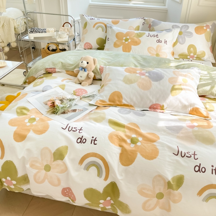 91家纺网 家纺一手货源 找家纺 绵庭 2022年秋冬12868全棉四件套 安暖如夏米