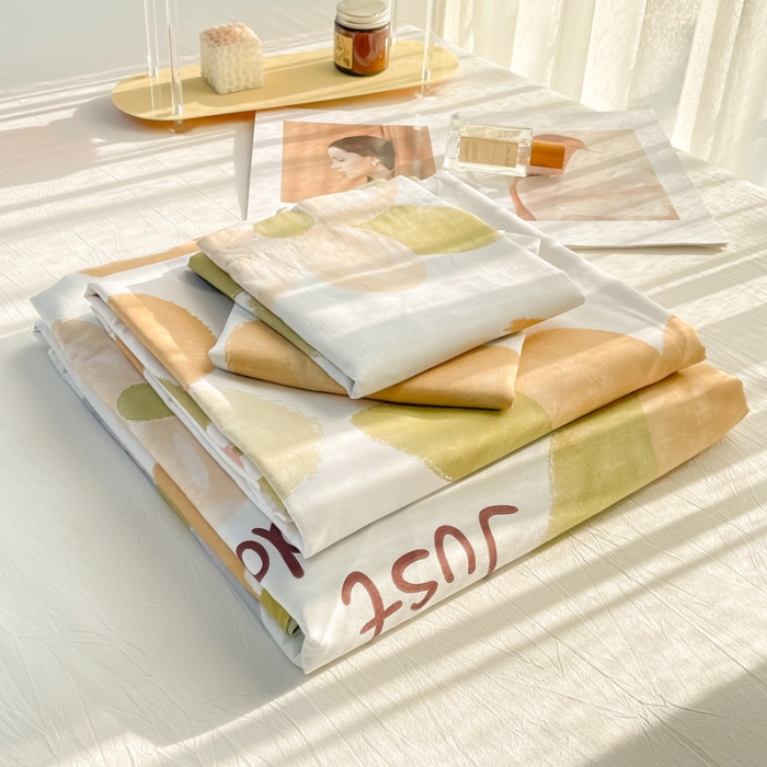 91家纺网 家纺一手货源 找家纺 绵庭 2022年秋冬12868全棉四件套 安暖如夏米