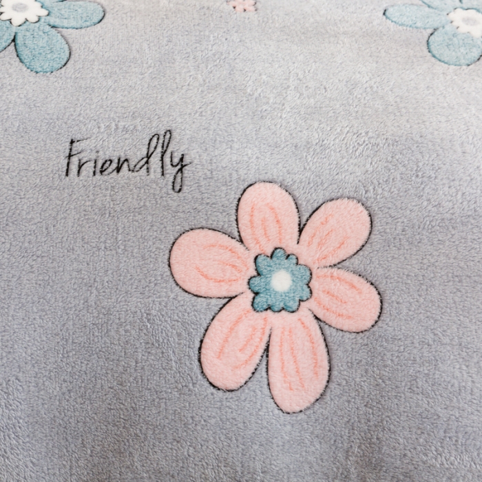 91家纺网 家纺一手货源 找家纺 优家居 2023新款加厚保暖雪花绒四件套 春风里