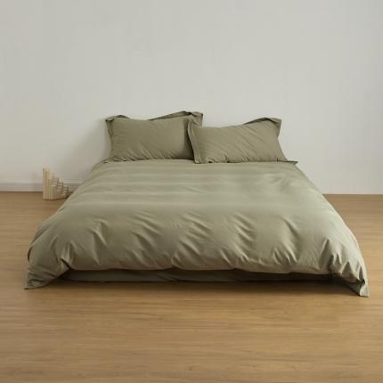 91家纺网 家纺一手货源 找家纺 8小时 新款全棉磨毛四件套单品系列-四件套竹青