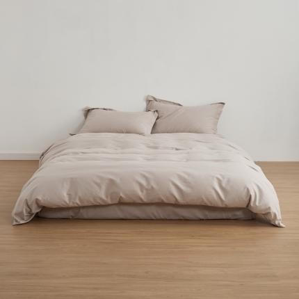 8小时 新款全棉磨毛四件套单品系列-四件套雅灰