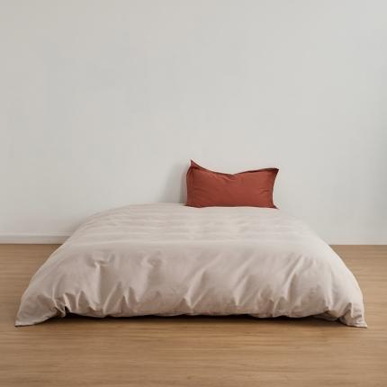 8小时 2022新款全棉磨毛四件套单品系列-单品被套 雅灰