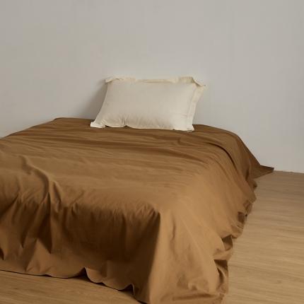 8小时 新款全棉磨毛四件套单品系列-单品床单金属咖