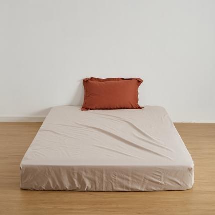 8小时 2022新款全棉磨毛四件套单品系列-单品床笠 雅灰