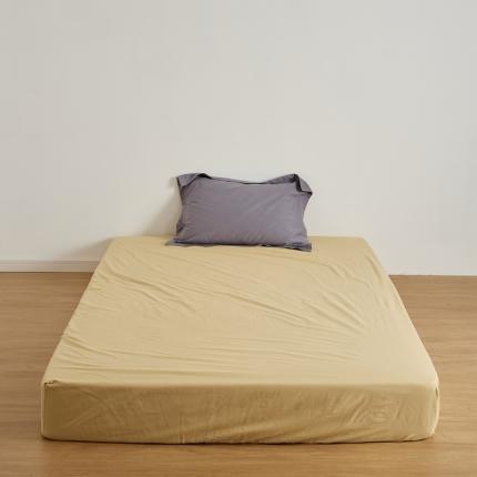 8小时 2022新款全棉磨毛四件套单品系列-单品床笠 柚子金