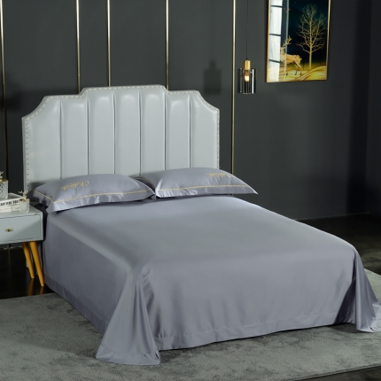 91家纺网 家纺一手货源 找家纺 80支长绒棉时尚绣床单四件套全棉单件床单