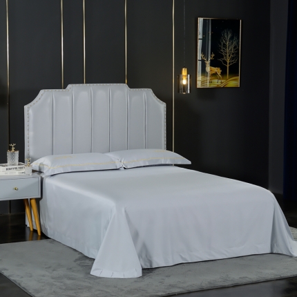 91家纺网 家纺一手货源 找家纺 80支长绒棉时尚绣床单四件套全棉单件床单