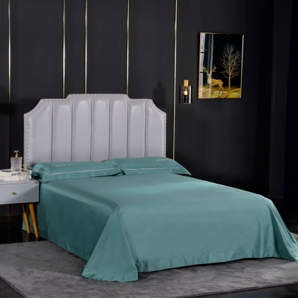 91家纺网 家纺一手货源 找家纺 80支长绒棉时尚绣床单四件套全棉单件床单