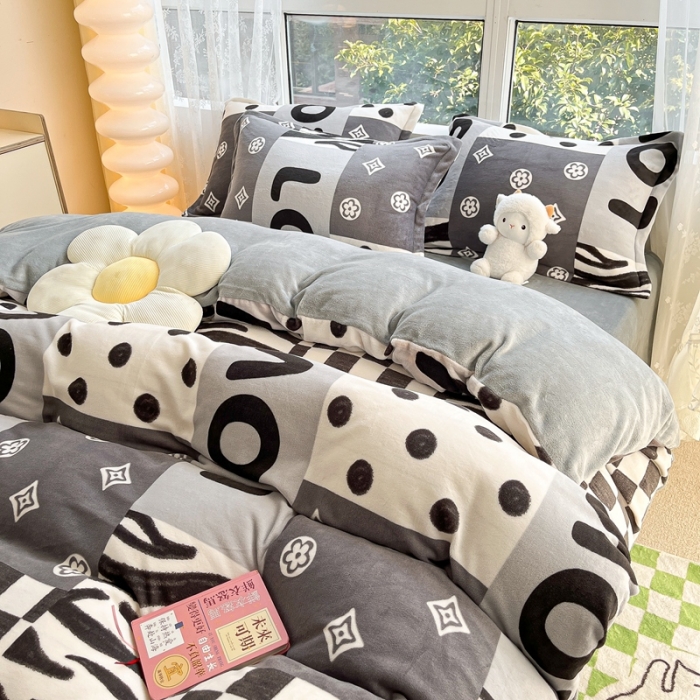 91家纺网 家纺一手货源 找家纺 2022慕尚高克重田园风牛奶绒系列单被套 杜比