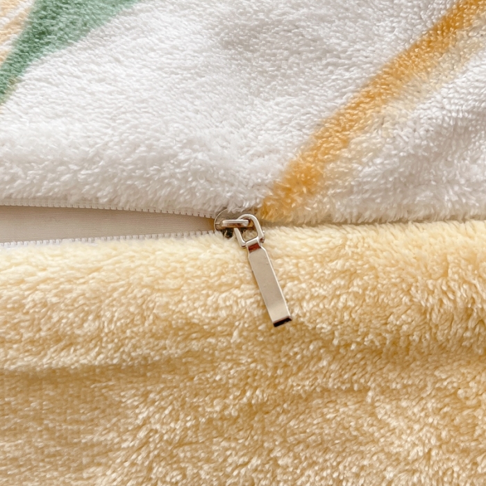 91家纺网 家纺一手货源 找家纺 2022慕尚高克重田园风牛奶绒系列单被套 静谧