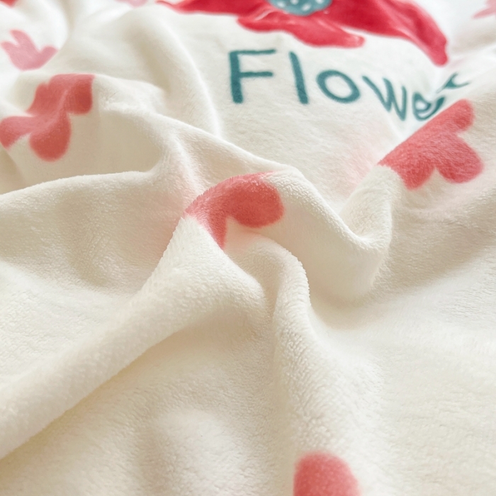 91家纺网 家纺一手货源 找家纺 2022慕尚高克重田园风牛奶绒系列单被套 牵牛花