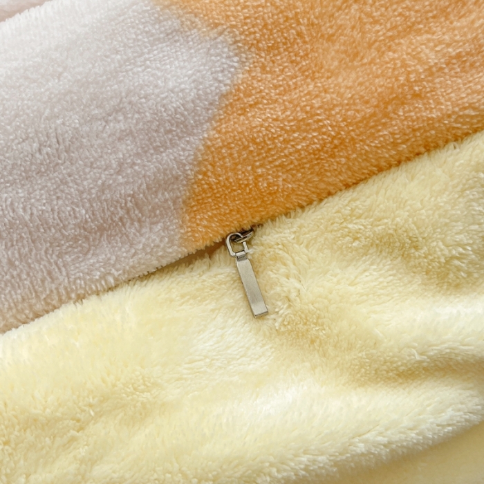 91家纺网 家纺一手货源 找家纺 2022慕尚高克重田园风牛奶绒系列单被套 小黄花