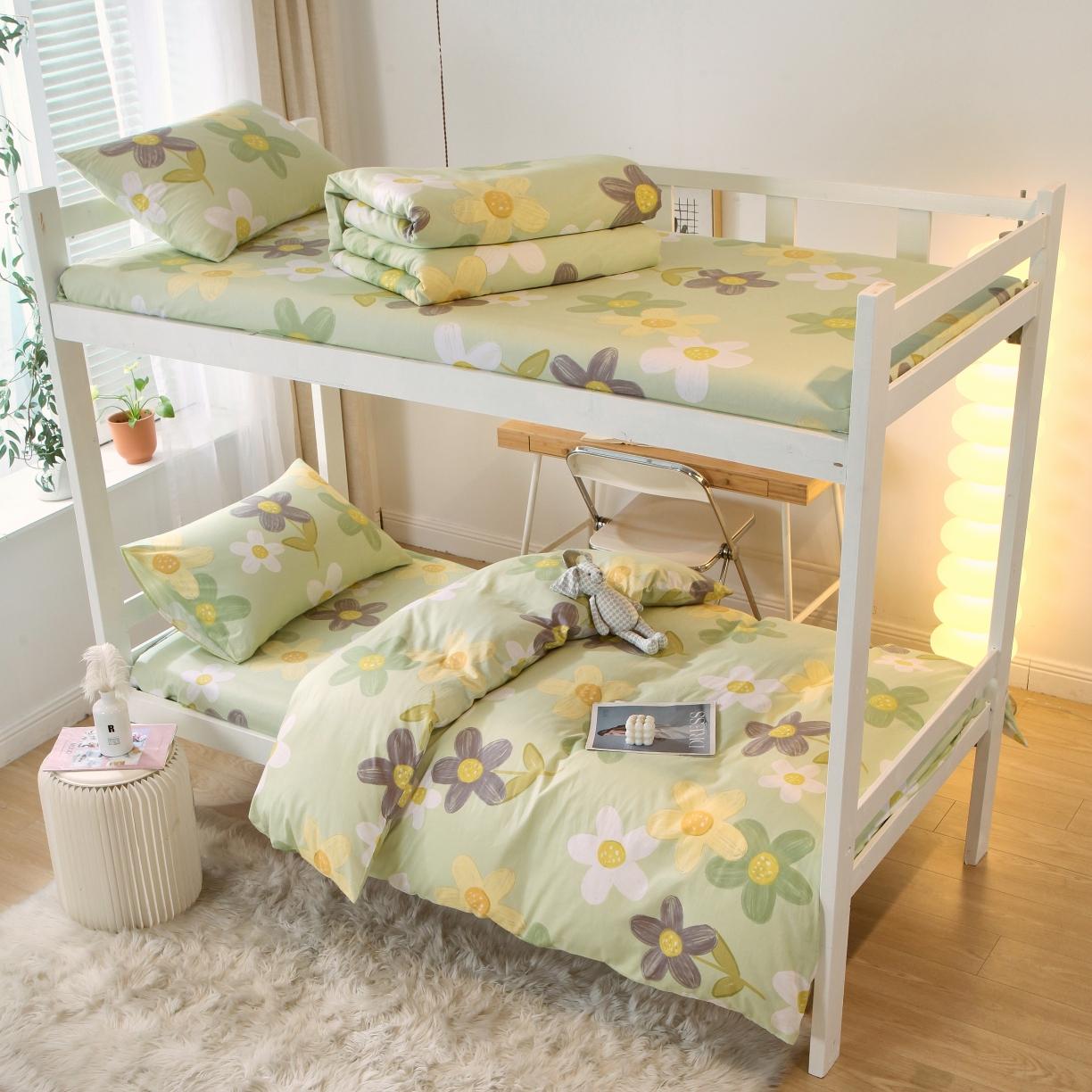 91家纺网 家纺一手货源 找家纺 金鑫汇 2022新款网红直播爆款一字绣工艺小号三件套五彩缤纷