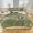 91家纺网 家纺一手货源 找家纺 新月家纺 2022新款塔芙绒多功能被套毯 茶绿
