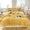 91家纺网 家纺一手货源 找家纺 新月家纺 2022新款塔芙绒多功能被套毯 姜黄