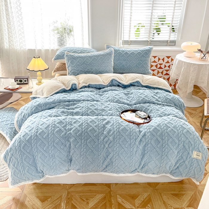 91家纺网 家纺一手货源 找家纺 （总）新月家纺 2022新款塔芙绒多功能被套毯