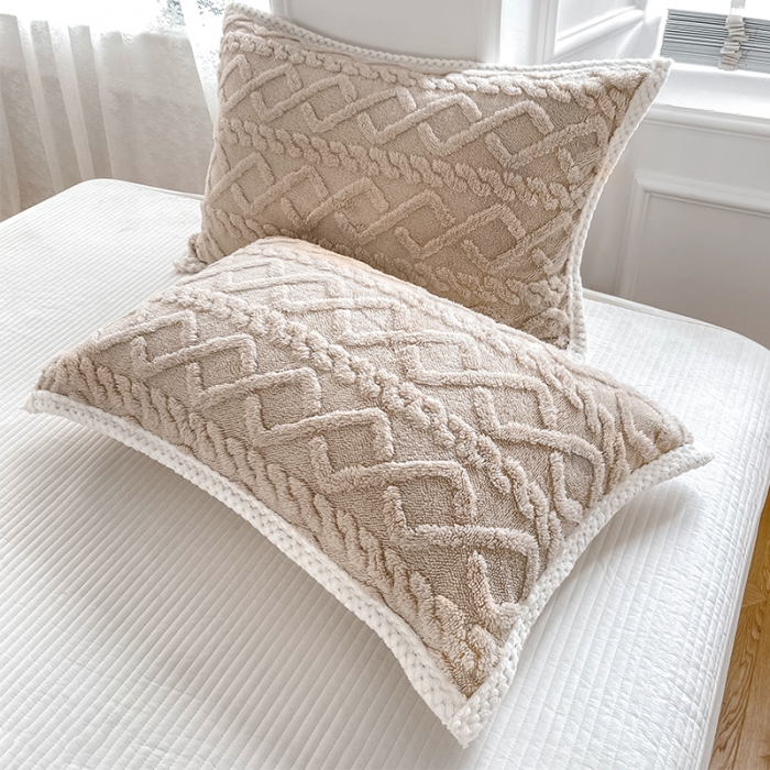 91家纺网 家纺一手货源 找家纺 新月家纺 2022新款塔芙绒多功能被套毯 奶咖