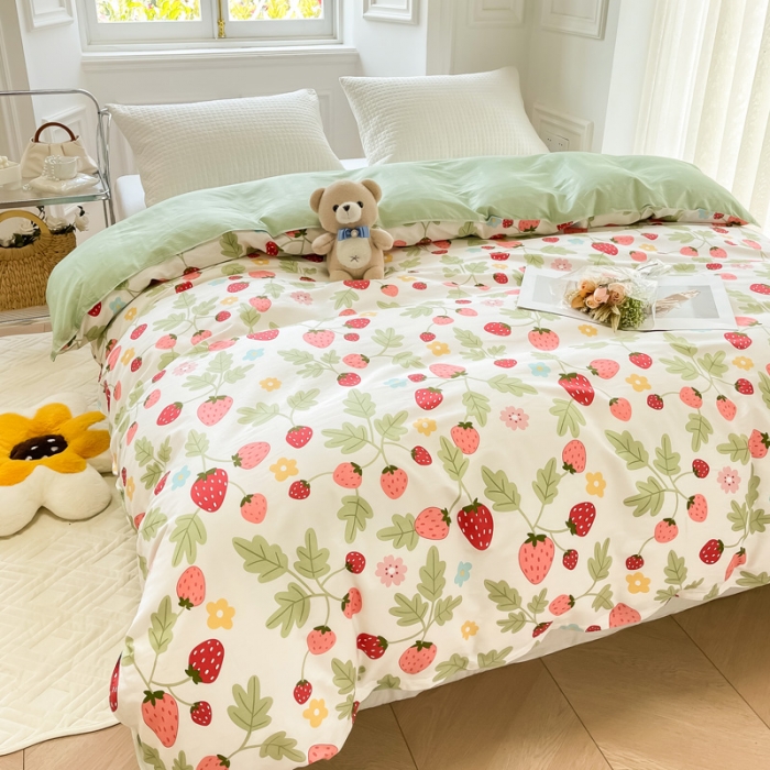 91家纺网 家纺一手货源 找家纺 绵庭 2022年秋冬全棉12868单品被套 红梅仙草