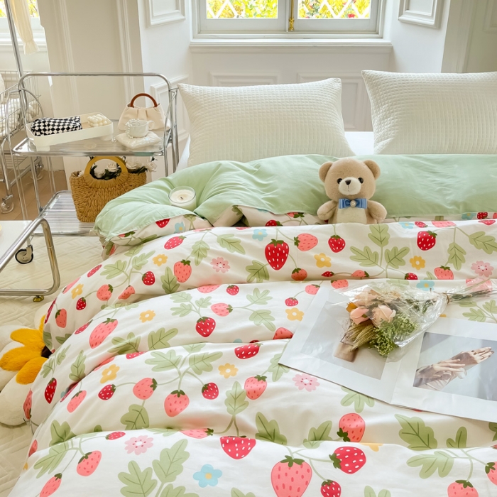 91家纺网 家纺一手货源 找家纺 绵庭 2022年秋冬全棉12868单品被套 红梅仙草