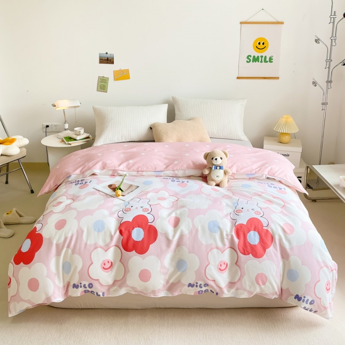 91家纺网 家纺一手货源 找家纺 绵庭 2022年秋冬全棉12868单品被套 花样少年