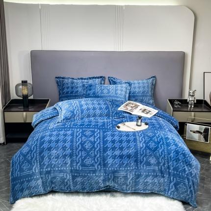 91家纺网 家纺一手货源 找家纺 （总）首选2022新款艾尔顿绒四件套