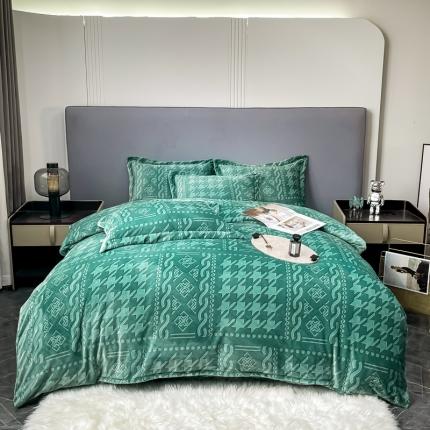 91家纺网 家纺一手货源 找家纺 （总）首选2022新款艾尔顿绒四件套