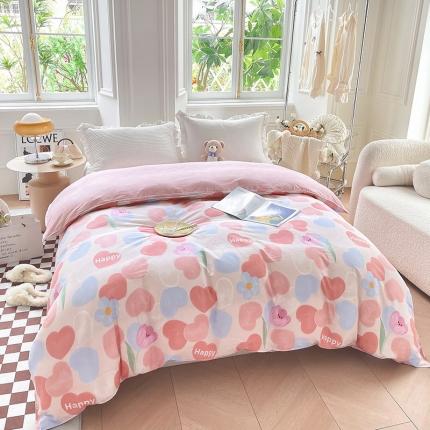 绵庭 2022年秋冬全棉12868单品被套 暖心