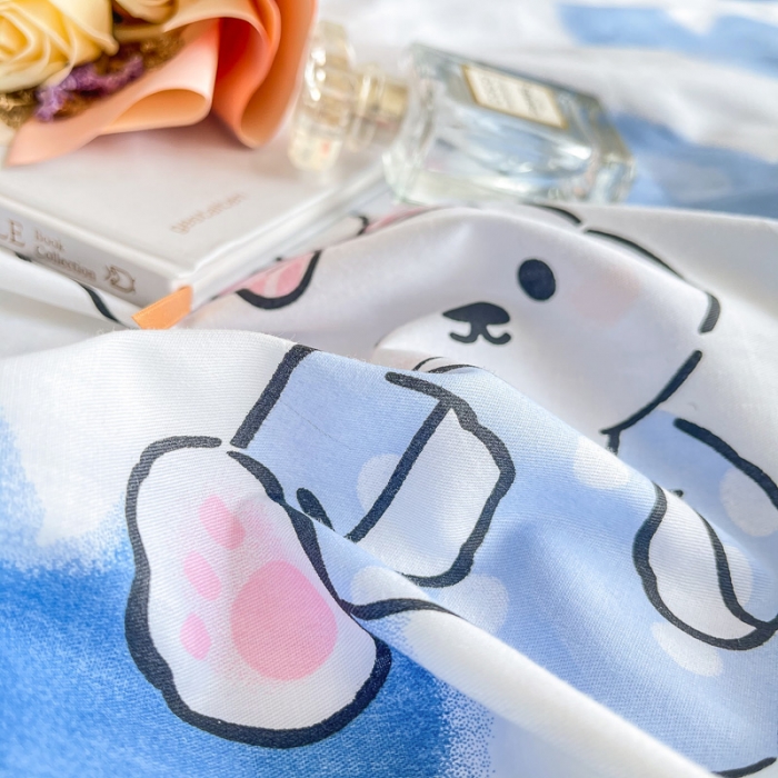 91家纺网 家纺一手货源 找家纺 绵庭 2022年秋冬全棉12868单品被套 小兔乖乖