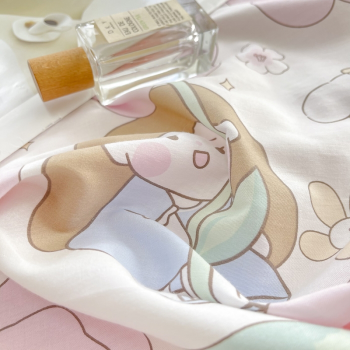 91家纺网 家纺一手货源 找家纺 绵庭 2022年秋冬全棉12868单品被套 樱之漫舞