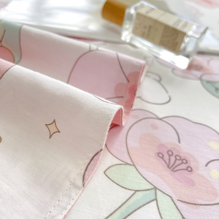 91家纺网 家纺一手货源 找家纺 绵庭 2022年秋冬全棉12868单品被套 樱之漫舞