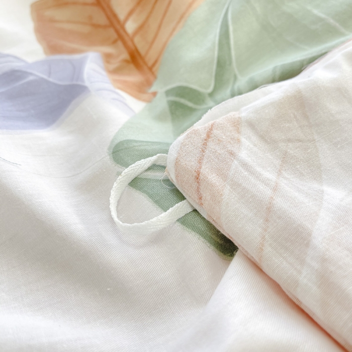 91家纺网 家纺一手货源 找家纺 绵庭 2022年秋冬全棉12868单品被套 羽叶情