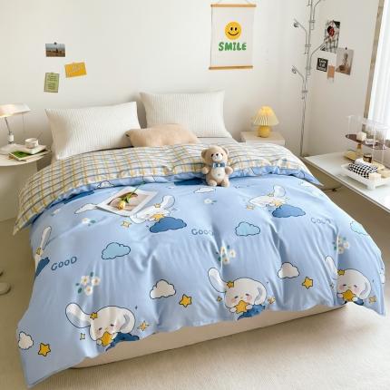 绵庭 2022年秋冬全棉12868单品被套 月桂兔