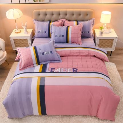 91家纺网 家纺一手货源 找家纺 （总）润淳 2025新款全棉磨毛四件套大版花纯棉加厚直播