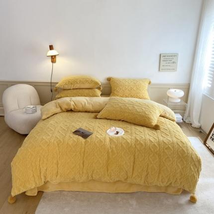 91家纺网 家纺一手货源 找家纺 （总）眠屿 2022新款提花烂花工艺四件套