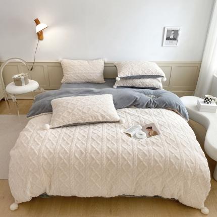 91家纺网 家纺一手货源 找家纺 （总）眠屿 2022新款提花烂花工艺四件套