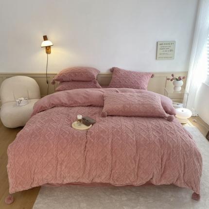 91家纺网 家纺一手货源 找家纺 （总）眠屿 2022新款提花烂花工艺四件套