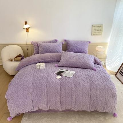 91家纺网 家纺一手货源 找家纺 （总）眠屿 2022新款提花烂花工艺四件套