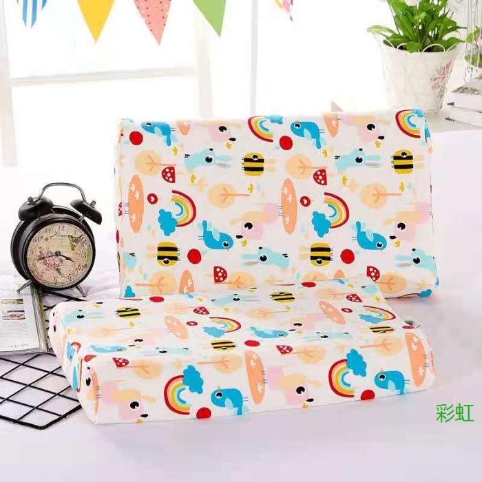 91家纺网 家纺一手货源 找家纺 亚龙工厂店 2022新款儿童枕 彩虹