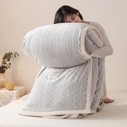 91家纺网 家纺一手货源 找家纺 （总）新月家纺 2022新款雪花绒多功能被套
