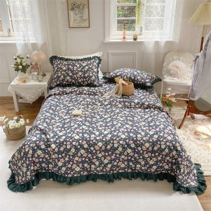 91家纺网 家纺一手货源 找家纺 （总）菊上家纺 2023新款春法式复古风全棉床盖